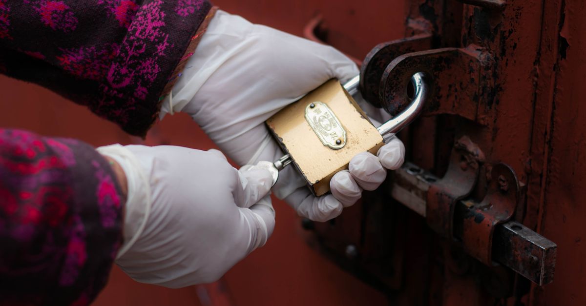 locksmith unlocking front door — Brookhaven Locksmith